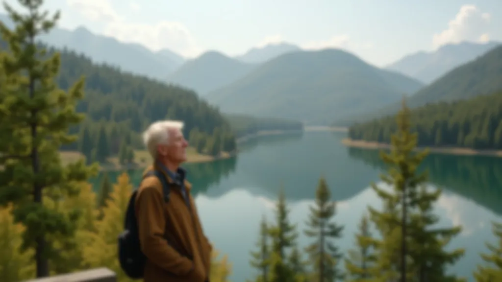 Senioras bauda skaistumu Stropu ezera apkārtmēru